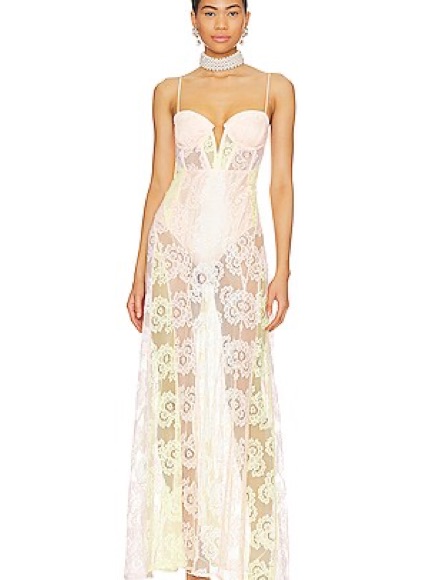 For Love & Lemons Blossom Maxi Dress